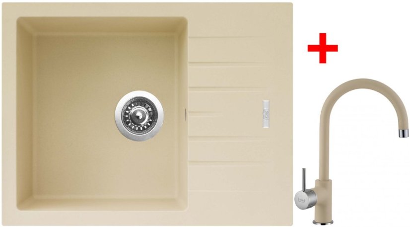 Sinks PERFECTO 650 Sahara + Vitalia GR Sinks PERFECTO 650 Sahara + Vitalia GR