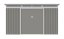 Zahradní domek G21 GRAH 1132 - 340 x 333 cm, metalický šedý