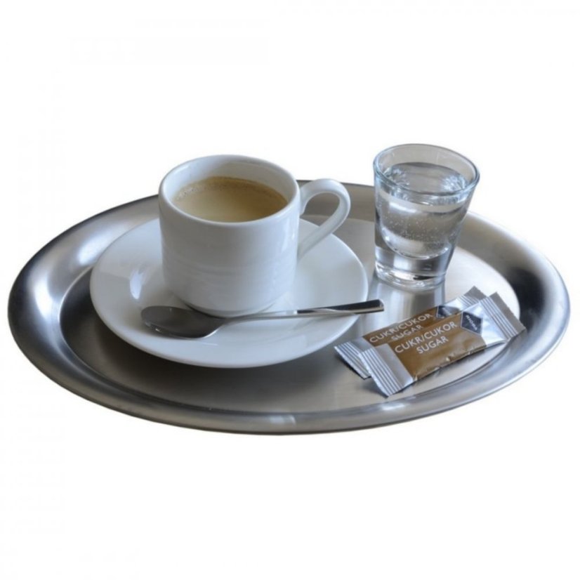 TOMGAST Tác na servírování kávy 20,3 × 14,5 cm, matný TOMGAST Tác na servírování kávy 20,3 × 14,5 cm, matný