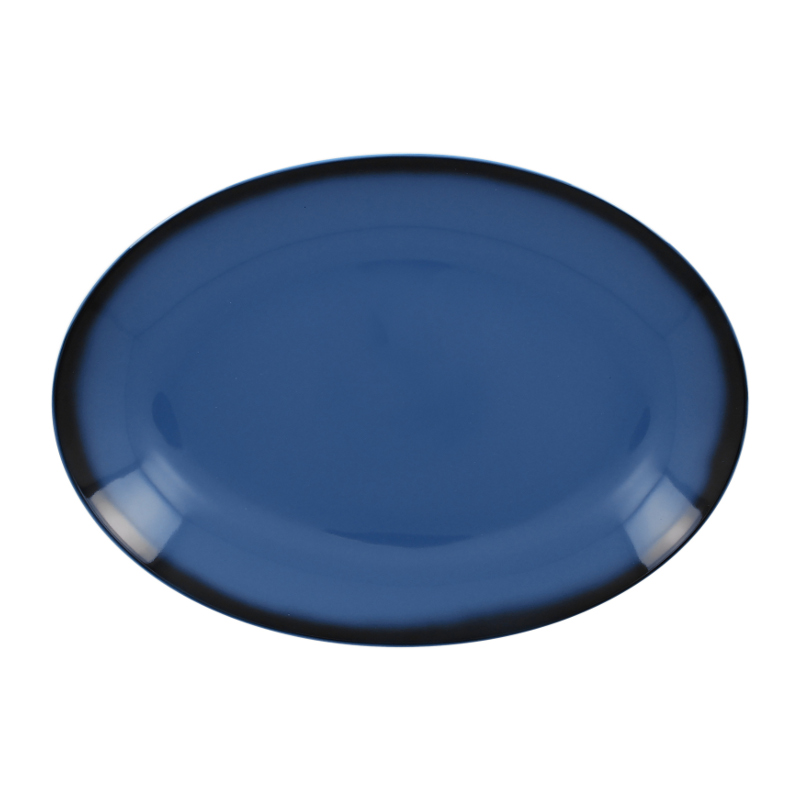 RAK Porcelain RAK Talíř oválný 32 x 23 cm, modrá | RAK-LENNOP32BL RAK Porcelain RAK Talíř oválný 32 x 23 cm, modrá | RAK-LENNOP32BL