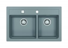 Alveus ATROX 50 beton 81 + pop up sifon 790x500x200 mm