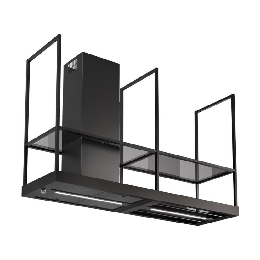 Ostrůvková digestoř Faber - T-SHELF BK MATT A180