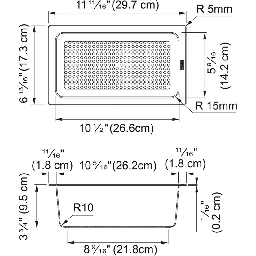 Franke ALL-IN velká odkap. miska Plast Sanitized®