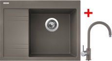 Sinks RIM 650 P Truffle + Vitalia GR