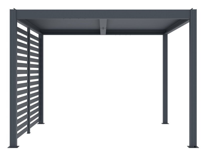 Příslušenství G21 fixní lamelová stěna 2,8x2,2 m pro pergolu Austin