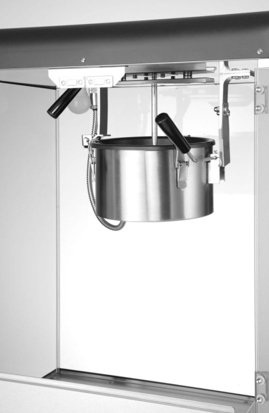Stroj na výrobu popcornu, HENDI, 80L, Černá, 230V/1155W, 560x445x(H)775mm
