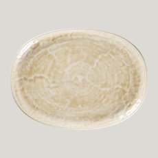 RAK Porcelain Krush talíř oválný 32 × 24 cm, béžový