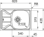 Franke FLN 611-62/44 Nerez