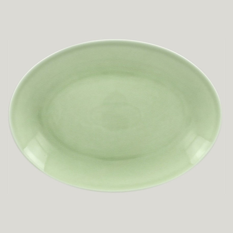 RAK Porcelain RAK Vintage talíř oválný 36 x 27 cm – zelená | RAK-VNNNOP36GR RAK Porcelain RAK Vintage talíř oválný 36 x 27 cm – zelená | RAK-VNNNOP36GR