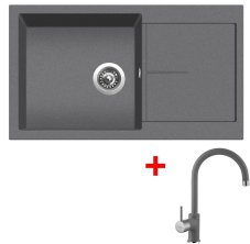 Sinks INFINITY 860 Titanium + Vitalia GR