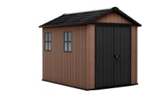 Zahradní domek Keter Newton Plus wide 9x7,5 hnědý, s podlahou