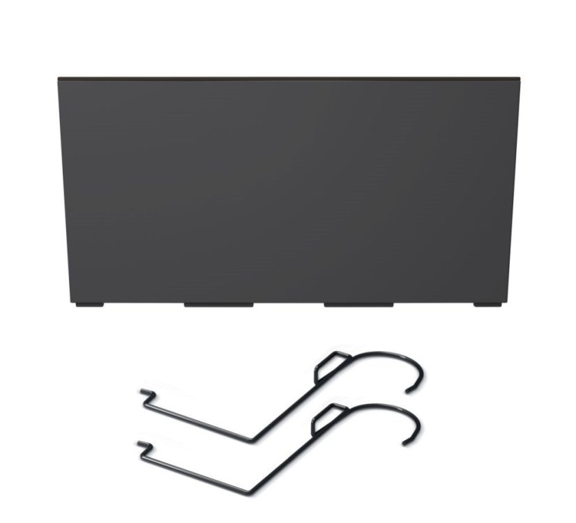 Květináč Prosperplast URBI CASE W 39,5 cm antracit