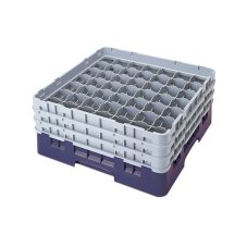 Cambro Koš Camrack 49 pozic, výška sklenice 30 cm - Modrá