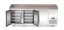 Chladící stůl s žulovou pracovní deskou na Pizzu, 3 dveře, Arktic, 375L, žula, 230V/400W, 800x2010x(H)875mm