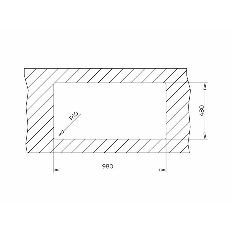 Teka STONE 60 B-TG 1 1/2B 1D MG