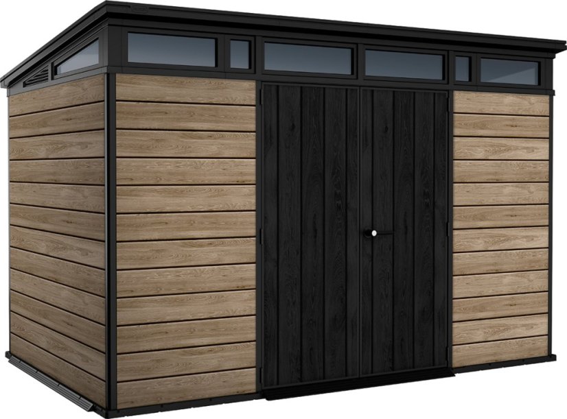 Zahradní domek Keter PENT Signature 11x7 Ashwood, s podlahou