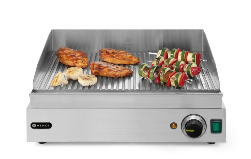Mřížka žebrovaná, HENDI, Profi Line, 230V/2400W, 527x404x(H)233mm