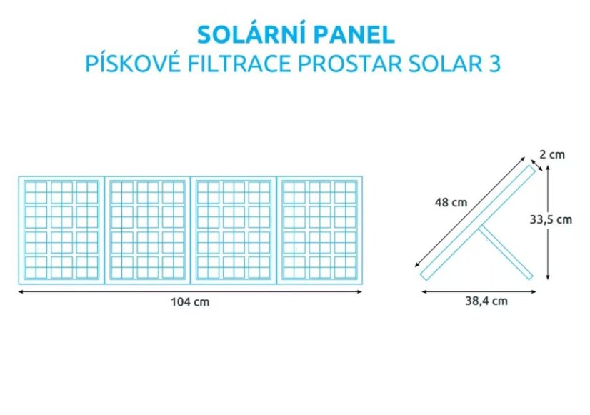 Bazénová filtrace Marimex ProStar Solar 3