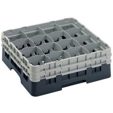 Cambro Koš Camrack 16 pozic, výška sklenice 15,2 cm - Černá