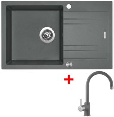 Sinks LINEA 780 XC Titanium + Vitalia GR