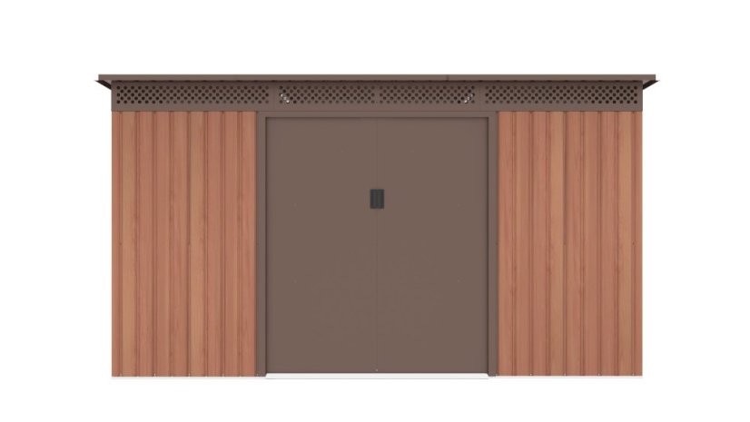 Zahradní domek G21 GRAH 700 - 340 x 206 cm, hnědý