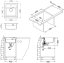 Alveus ATROX 20 TERRA 22 + pop up sifon 470x500x200 mm
