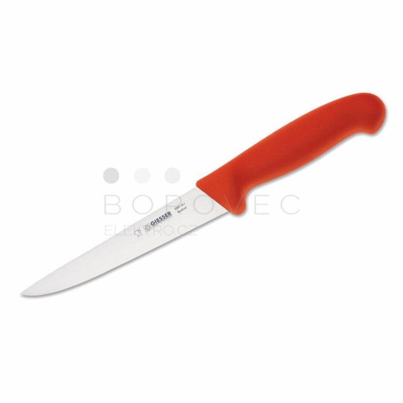 GIESSER nůž jateční G 3005 16 červený GIESSER nůž jateční G 3005 16 červený