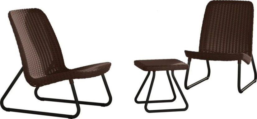 Zahradní nábytek Keter Rio Patio set whiskey hnědý