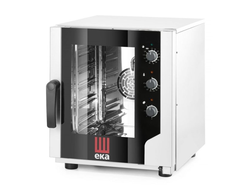 Konvektomat – Evolution Next 5 x GN 2/3, elektrická, s přímým stříkáním, s elektromechanickým ovládáním, Tecnoeka, Evolution, 230V/3200W, 550x754x(H)662mm