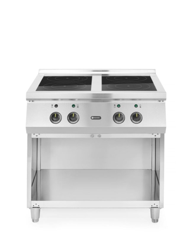 Indukční sporák, 4 varné zóny, HENDI, 400V/17000W, 800x720x(H)854mm