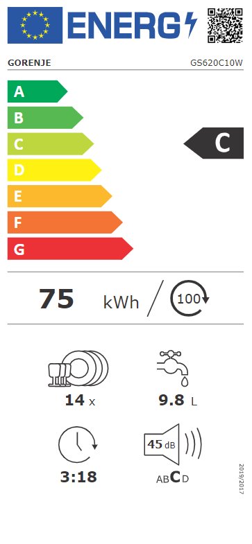Myčka nádobí Gorenje GS620C10W
