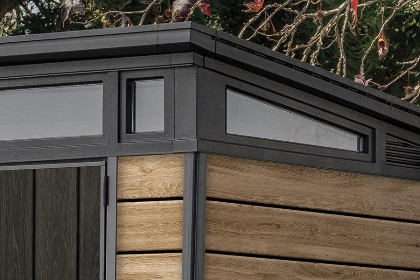 Zahradní domek Keter PENT Signature 9x7 Ashwood, s podlahou