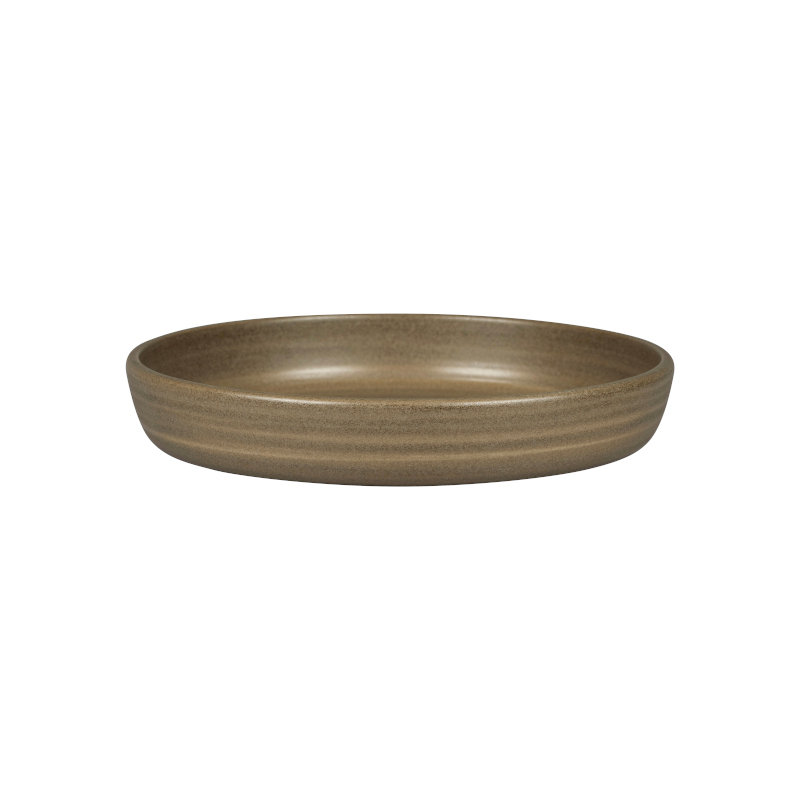 RAK Porcelain Ease selva talíř hluboký pr. 23,7 cm, tmavě hnědý