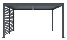 Příslušenství G21 fixní lamelová stěna 3,7x2,2 m pro pergolu Austin
