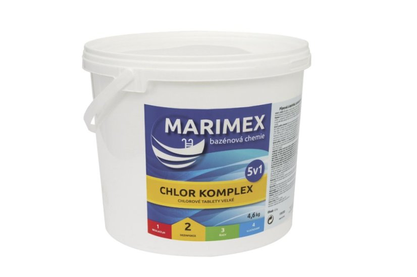 Bazénová chemie Marimex Komplex 5v1 4,6 kg Bazénová chemie Marimex Komplex 5v1 4,6 kg