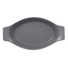 RAK Porcelain RAK Talíř oválný s rukojetí 42 cl, šedá | RAK-NFOPOD25GY