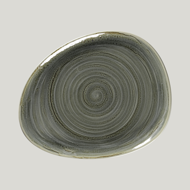 RAK Porcelain RAK Spot talíř mělký 28 × 22,5 cm – olivínový | RAK-SPTFLFP28 RAK Porcelain RAK Spot talíř mělký 28 × 22,5 cm – olivínový | RAK-SPTFLFP28