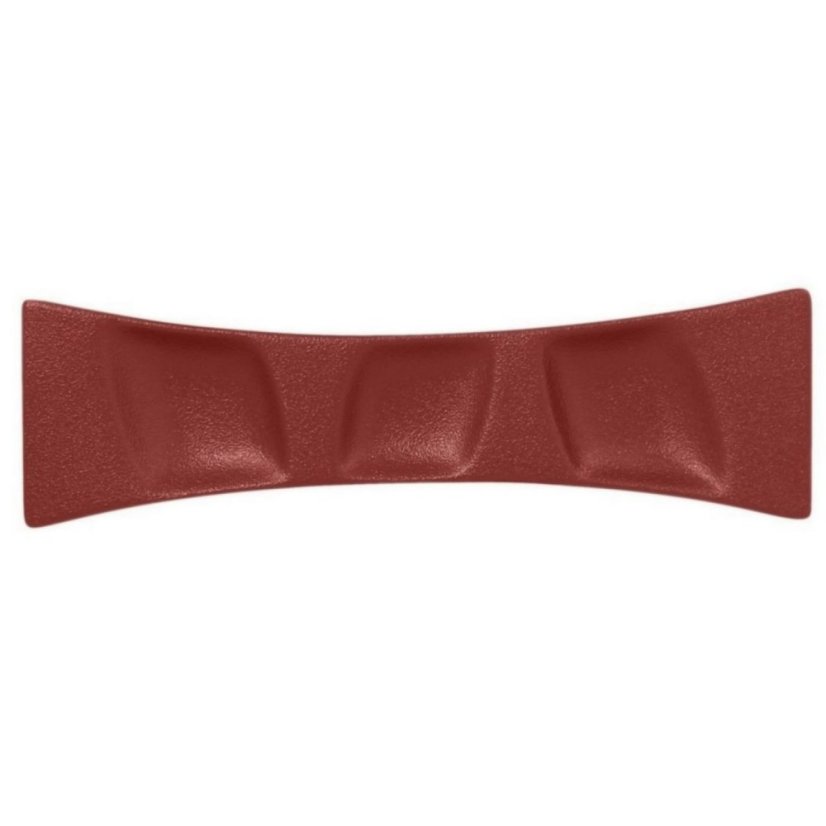 RAK Porcelain RAK Talíř koktejlový 32 × 9,5 cm, tmavě červená | RAK-NFMZCP32DR RAK Porcelain RAK Talíř koktejlový 32 × 9,5 cm, tmavě červená | RAK-NFMZCP32DR