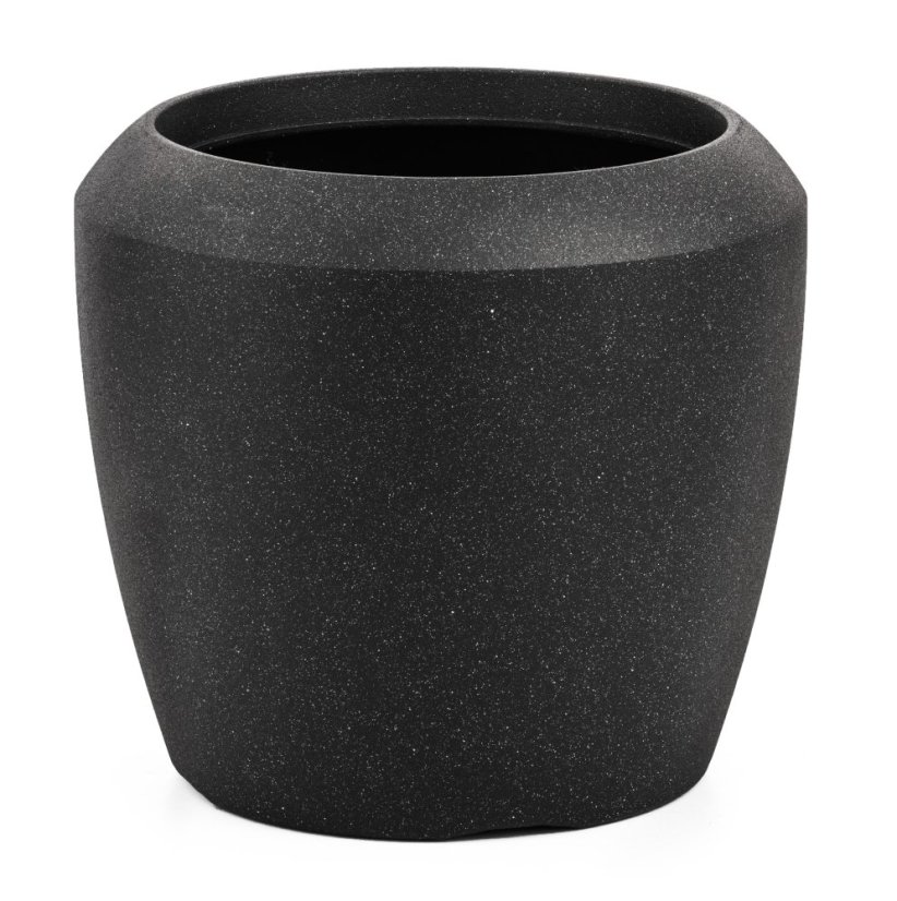 Květináč G21 Coal Round 33,5 x 33,5 x 30,5