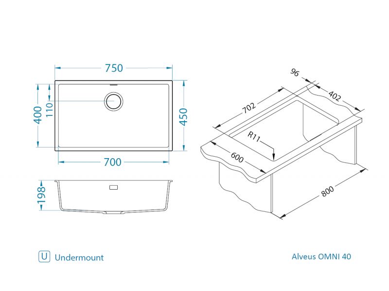 Alveus OMNI 40 G55 + jedn.sif.