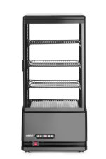 Chlazená skříň displeje, 78 l, Arktic, černá, 230V/170W, 444x397x(H)940mm