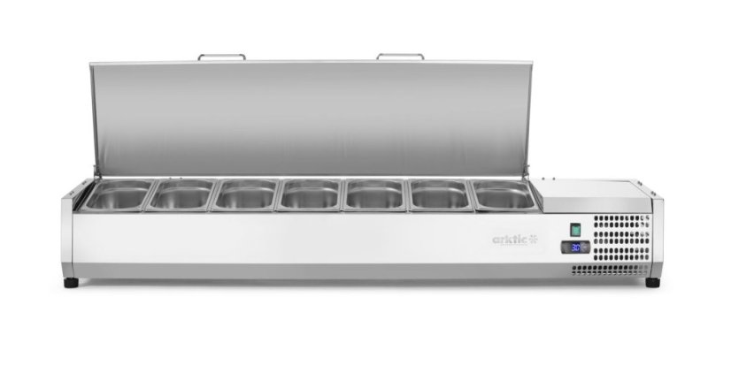 Chladicí zásobník GN 1/3, Arktic, 7x GN1/3, GN 1/3, 42L, 230V/180W, 420x1605x(H)630mm