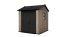 Zahradní domek Keter Apex 7,5 x 7 Ashwood, s podlahou
