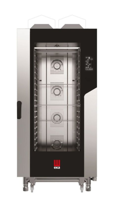 Konvektomat Millennial Black Mask Bakery, 20x GN 1/1 - elektronicky ovládaná, plynová, Tecnoeka, 230V/1450W, 30000kW, 930x1160x(H)2060mm Konvektomat Millennial Black Mask Bakery, 20x GN 1/1 - elektronicky ovládaná, plynová, Tecnoeka, 230V/1450W, 30000kW, 930x1160x(H)2060mm