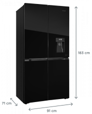 Americká chladnička Concept LA8891bc