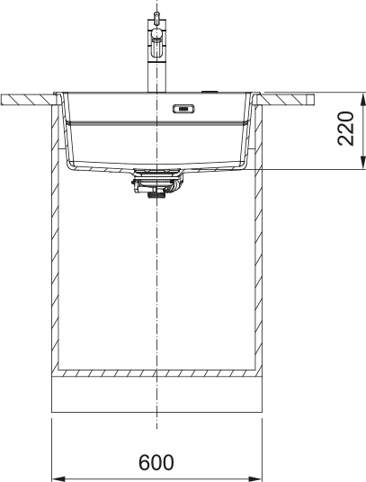 Franke KNG PRO 610-53 Kašmír
