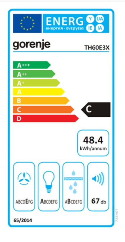 Výsuvná digestoř Gorenje TH60E3X