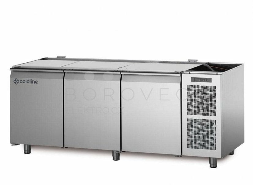 Coldline chladící stůl TS17/1M bez vrchní desky Coldline chladící stůl TS17/1M bez vrchní desky