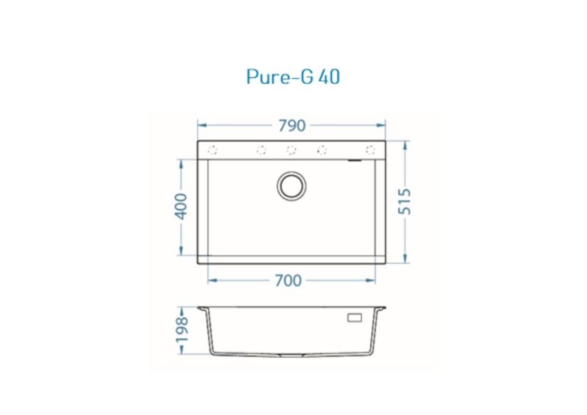 Alveus SET ALVEUS PURE-G 40 A10 + BATERIE MINTAS/11 BRS