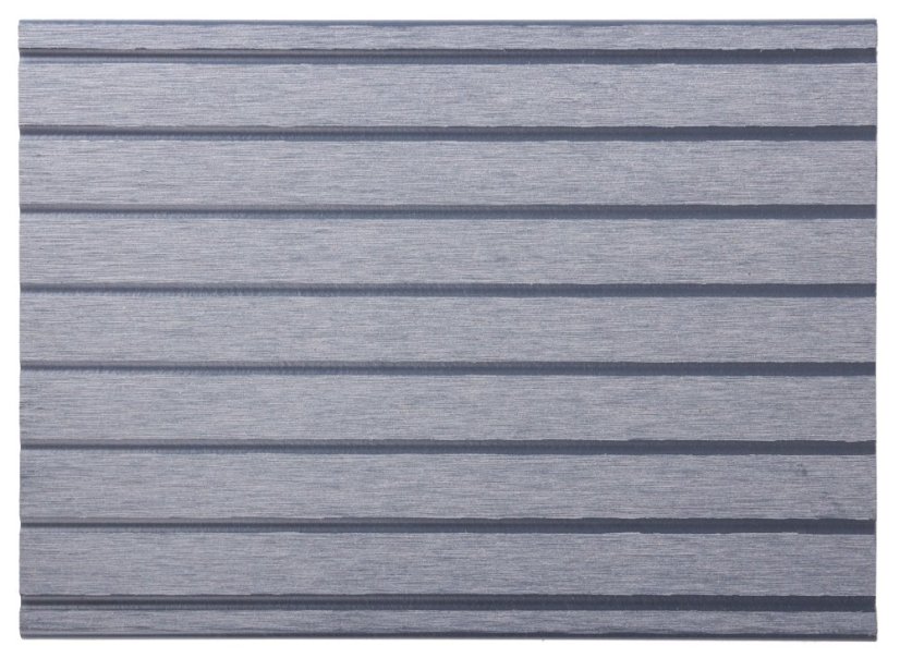 Terasové prkno G21 2,5 x 14,8 x 300 cm, Silver Wood s kulatými výřezy, WPC